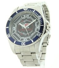 Cage Fighter Silver Stainless Steel Rotating Bezel Cf332013ssbl