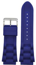 Panatime 24mm Blue Silicon Oyster Strap